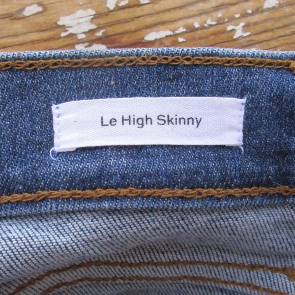 FRAME Denim Jeans Size 28 Le High Skinny Distressed - Picture 12 of 13